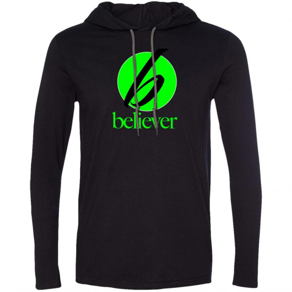 believer hoodie black
