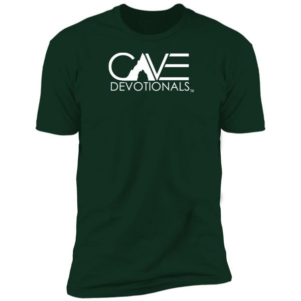 cave devotionals t-shirt hunter green