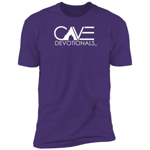 cave devotionals t-shirt purple