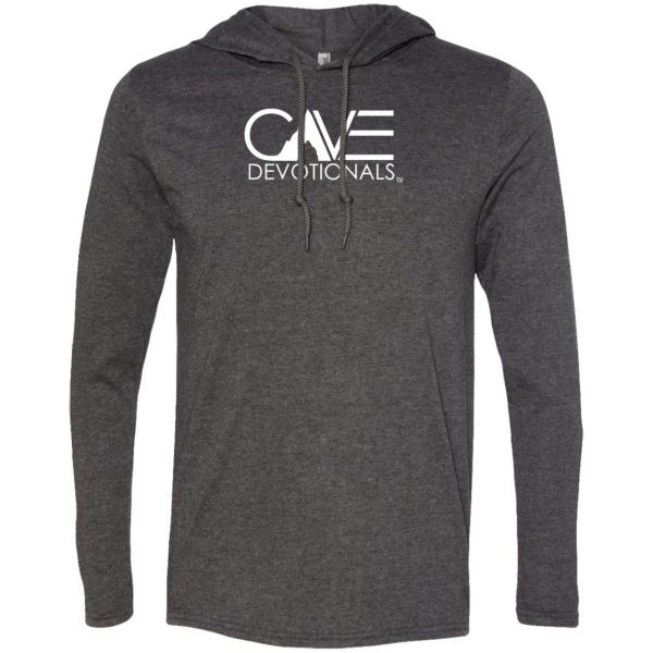 cave devotionals hoodie gray